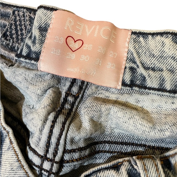 Revice Denim Light Wash Skirt - Picture 2 of 6